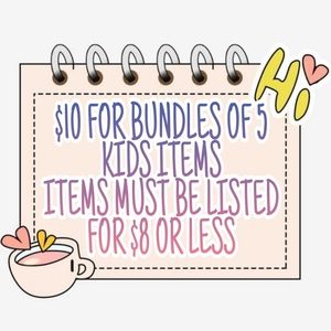 ⭐💗⭐$10 for 5 kids items⭐💗⭐